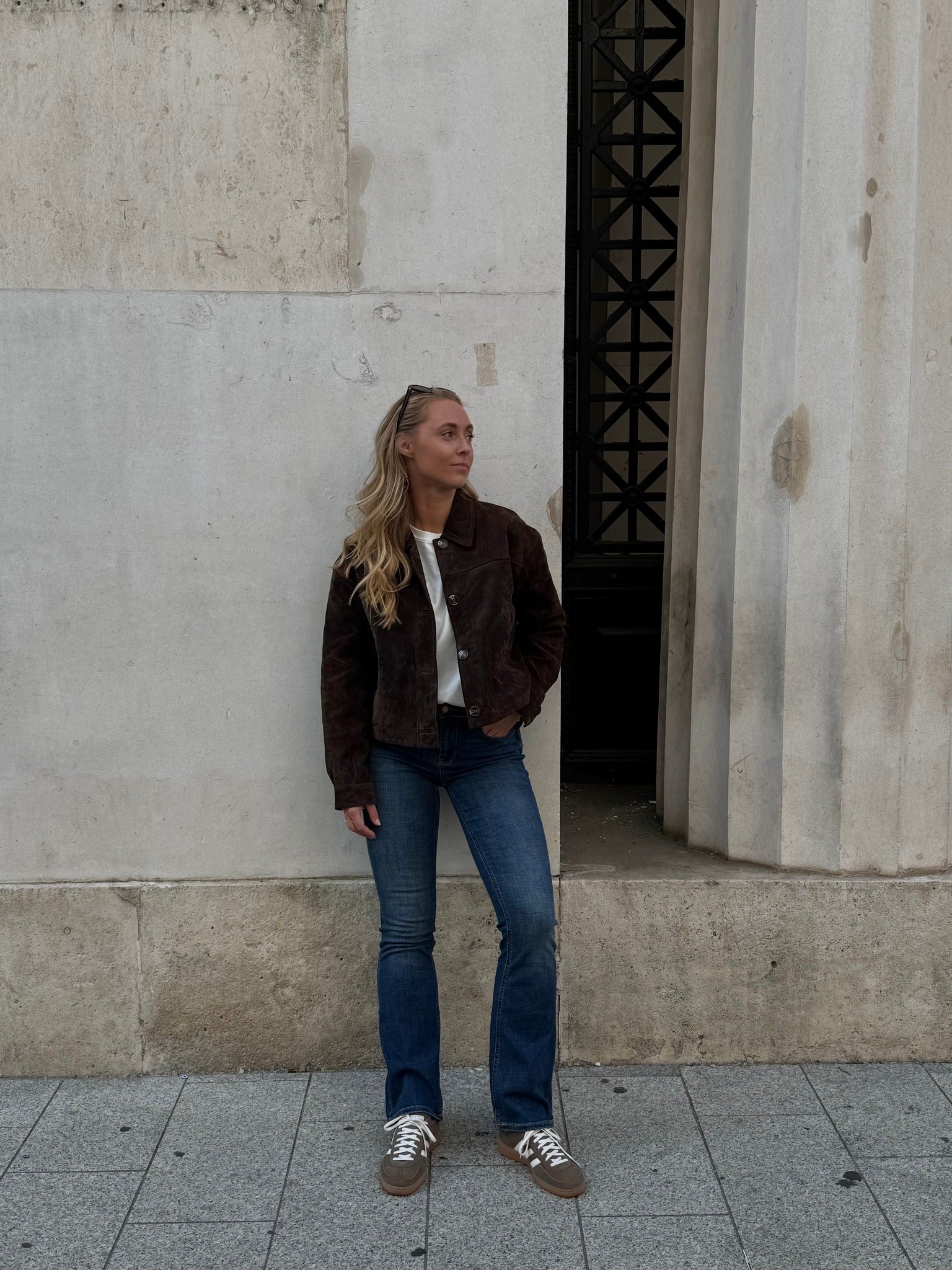 VMFLASH Flared Jeans - Dark Blue Denim